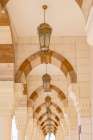 Saudi Arabia, Madinah Province, Medina. Archway at Fash Mosque below Mount Uhud. Art Print